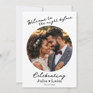 Convites Jantar de Ensaios Casamento Com Foto