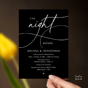 Convites Jantar de Ensaios da Noite Anterior ao Casamento R
