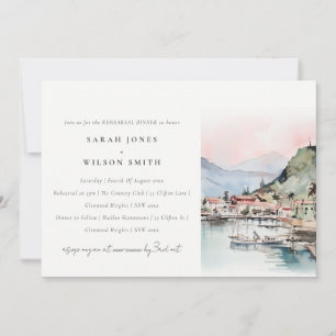 Convites Jantar de Ensaios da Paisagem em Aquarela Kauai Ha