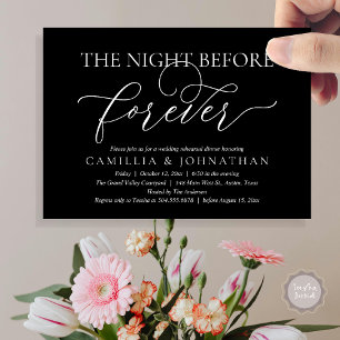 Convites Jantar de Ensaios de Casamento, A Noite Antes do P