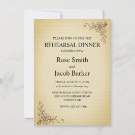 Convites Jantar de Ensaios de Casamento em Estilo de Álbum