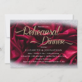Convites Jantar de Ensaios de Casamento Minimalista Elegant