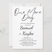 Jantar de Ensaios de Casamento Minimalista Mais Um
