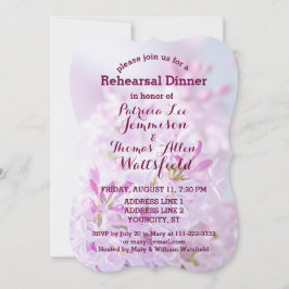 Convites Jantar de Ensaios de Casamento personalizável