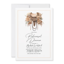 Jantar de Ensaios de Casamento Western Rústico