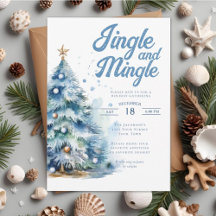 Jantar de Festa de Natal Jingle e Mingle