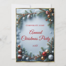 Convites Jantar de Natal da Empresa Corporation