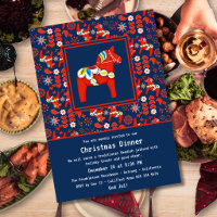 Jantar de Natal Sueco Julbord Cavalo de Dala