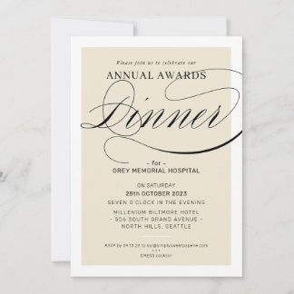 Convites JANTAR DE PREMIAÇÃO evento empresarial elegante ma