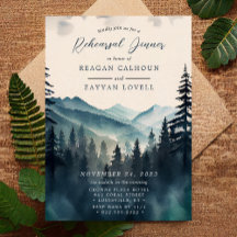 Jantar de Rehearsal da Montanha do Pinheiro em Aqu