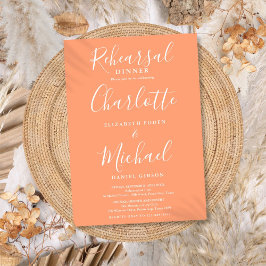 Convites Jantar de Rehearsal do Script de Assinatura Pêsseg