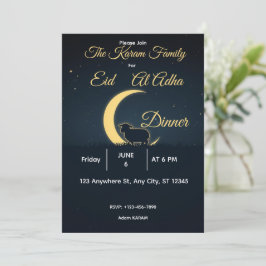 Convites Jantar Elegante de Eid al-adha em Ouro Preto