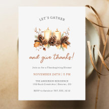 Janto de Ação de Graças de vamos