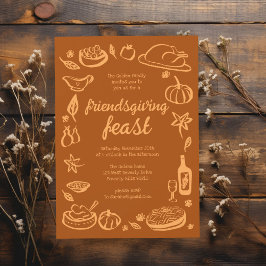 Convites Janto de Ação de Graças Personalizado