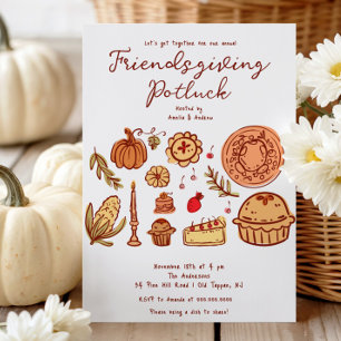 Convites Janto de Amizade Desenhado à Mão