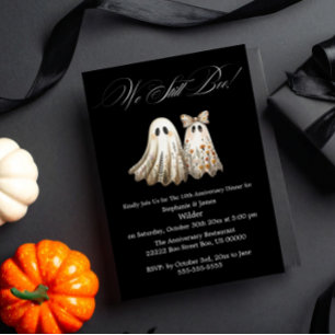Convites Janto de Aniversário de Casamento do Feliz Hallowe