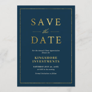 Convites Janto de Apreciação Anual do Cliente Salvar a Da