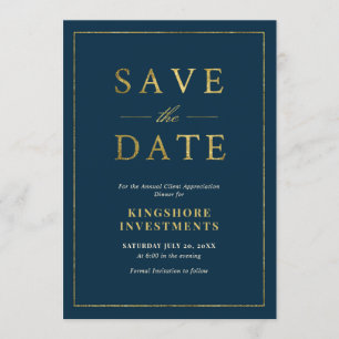 Convites Janto de Apreciação Anual do Cliente Salvar a Data