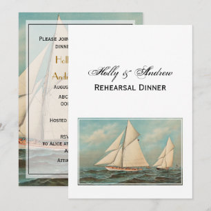 Convites Janto de ensaio #1 em Yachts de Vintage Náutica
