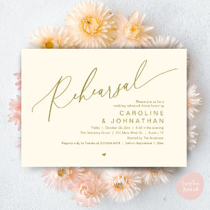 Convites Janto de ensaio, A Noite Antes Da Festa de casamen