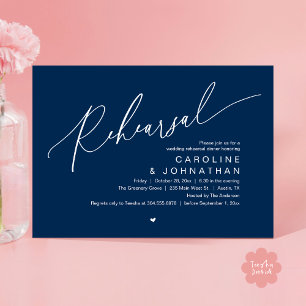 Convites Janto de ensaio, A Noite Antes Da Festa de casamen