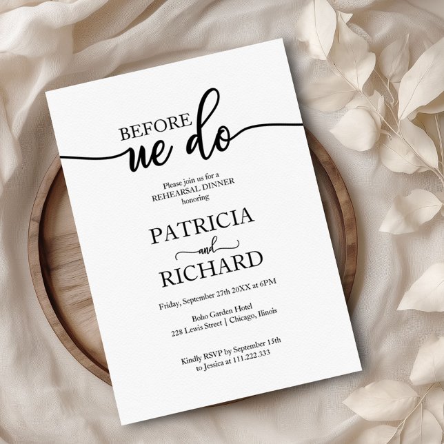 Convites Janto de ensaio antes de fazermos um elegante lega (Criador carregado)