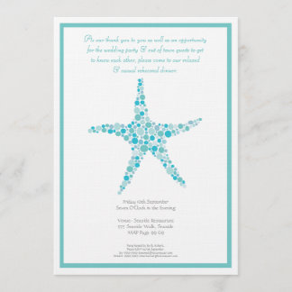 Convites Janto de ensaio Casamento Aqua Turquoise