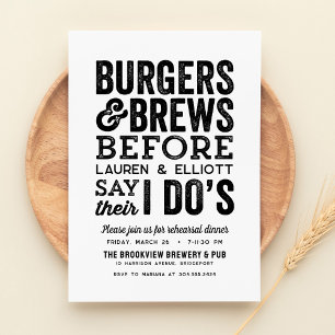 Convites Janto de ensaio casual de casamento preto e branco