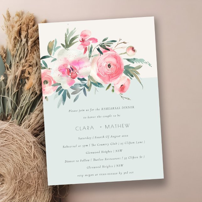 Convites Janto de ensaio da Flora das Orquídeas Rosa-Rosa-R (Criador carregado)