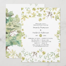 Convites Janto de ensaio da Floresta de Aquarela Russa