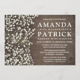 Convites Janto de ensaio da madeira respiratória do bebê Co