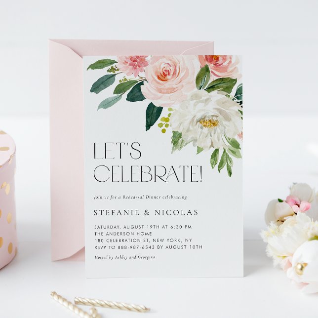 Convites Janto de Ensaio das Flores de Jardim Bonito de Aqu (Criador carregado)