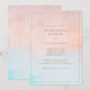 Convites Janto de Ensaio de Aquarela de Verão