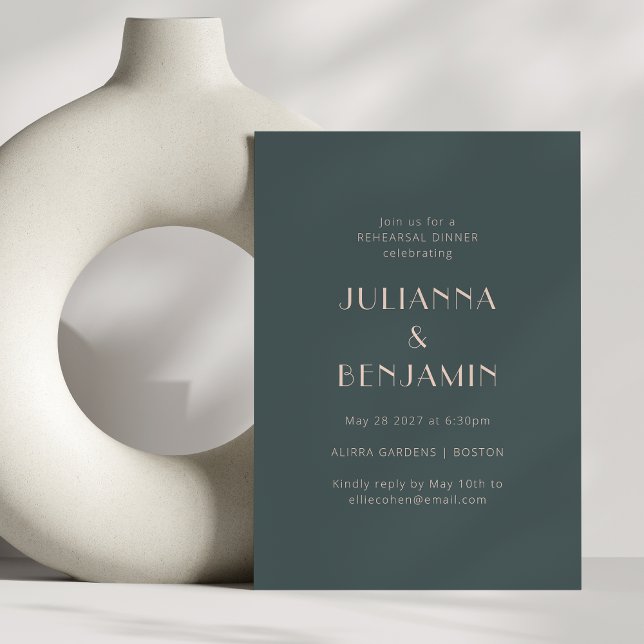 Convites Janto de Ensaio de Arte Secundária Minimalista (Criador carregado)