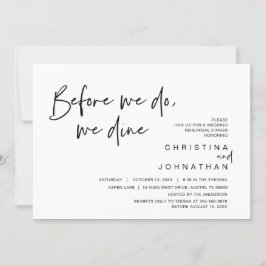 Convites Janto De Ensaio De Casamento, Antes De Fazermos, J