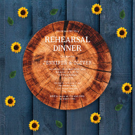 Convites Janto de Ensaio de Casamento com Fatia de Madeira