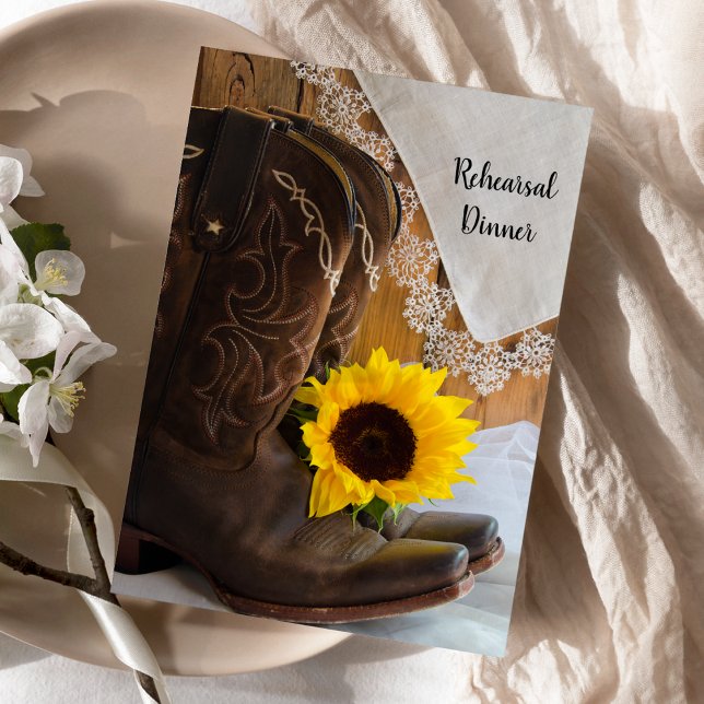 Convites Janto de Ensaio de Casamento com Locais de Girasso (Criador carregado)