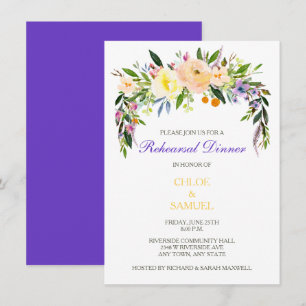 Convites Janto de Ensaio de Casamento com Willow Floral Con