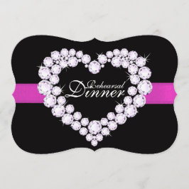 Convites Janto de ensaio de casamento cor-de-rosa com coraç