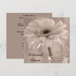 Convites Janto de Ensaio de Casamento Daisy, Rosa-Rosa-Páli