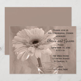 Convites Janto de Ensaio de Casamento Daisy, Rosa-Tinado