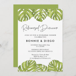 Convites Janto de ensaio de casamento das palmeiras tropica