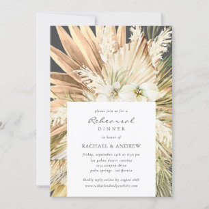 Convites Janto de Ensaio de Casamento de Boho Moderno Pampa