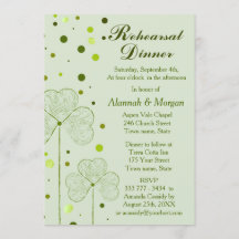 Janto de Ensaio de Casamento de Bolinhas Shamrock