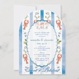 Convites Janto de Ensaio de Casamento de Coquetes de Amor e