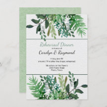 Janto de Ensaio de Casamento de Folhagem Verde