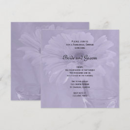 Convites Janto de Ensaio de Casamento de Gerber Daisy, Pale