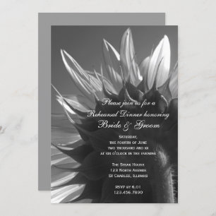 Convites Janto de Ensaio de Casamento de Girassol no Jardim