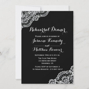 Convites Janto De Ensaio De Casamento De Lugar Preto E Bran