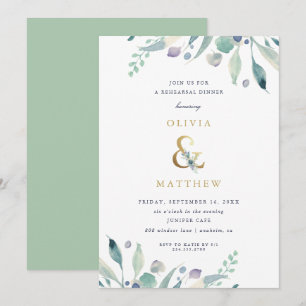 Convites Janto de ensaio de casamento de Luxe Floral